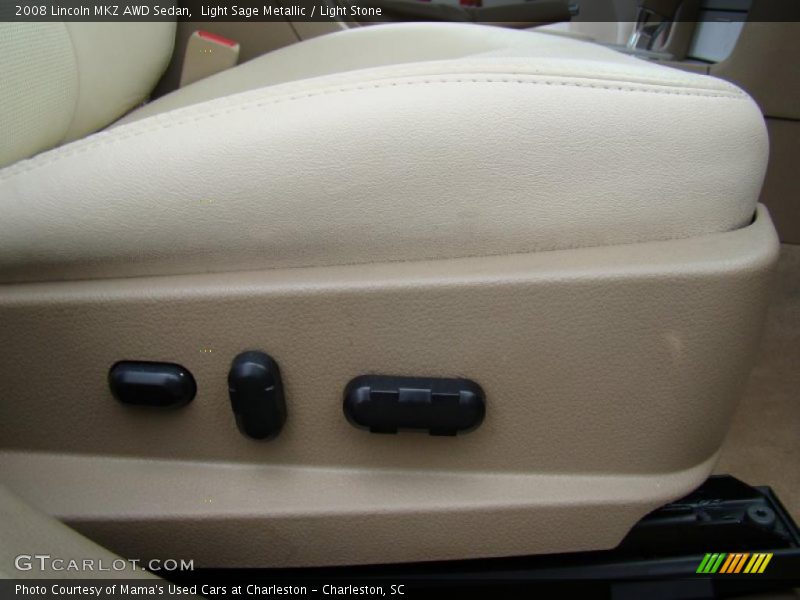 Light Sage Metallic / Light Stone 2008 Lincoln MKZ AWD Sedan