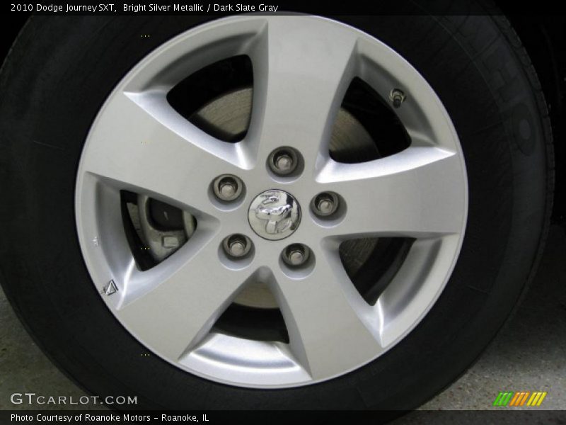 Bright Silver Metallic / Dark Slate Gray 2010 Dodge Journey SXT