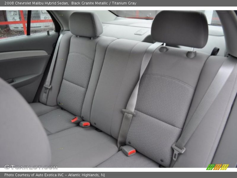 Black Granite Metallic / Titanium Gray 2008 Chevrolet Malibu Hybrid Sedan