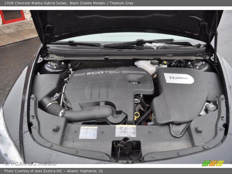Black Granite Metallic / Titanium Gray 2008 Chevrolet Malibu Hybrid Sedan