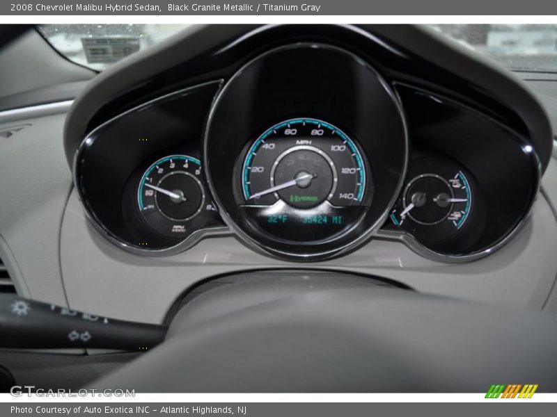  2008 Malibu Hybrid Sedan Hybrid Sedan Gauges