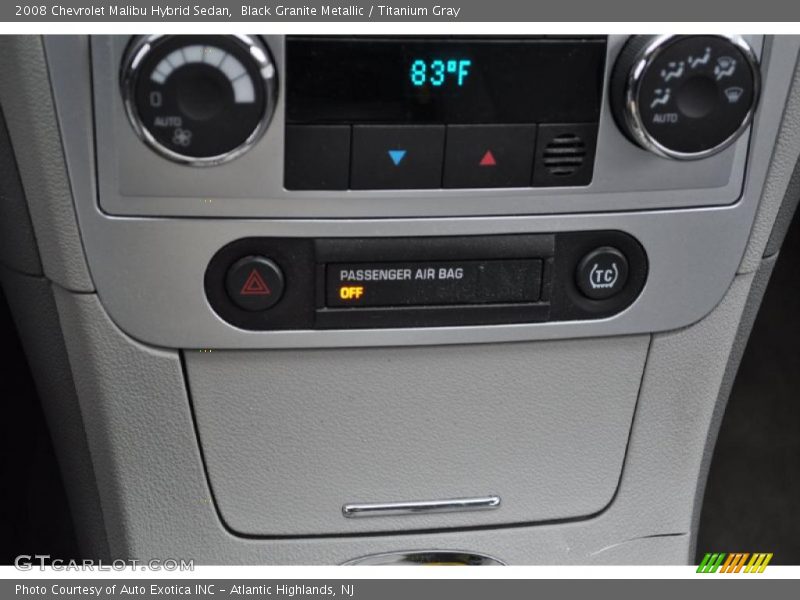 Black Granite Metallic / Titanium Gray 2008 Chevrolet Malibu Hybrid Sedan