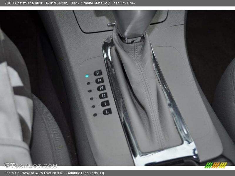 Black Granite Metallic / Titanium Gray 2008 Chevrolet Malibu Hybrid Sedan