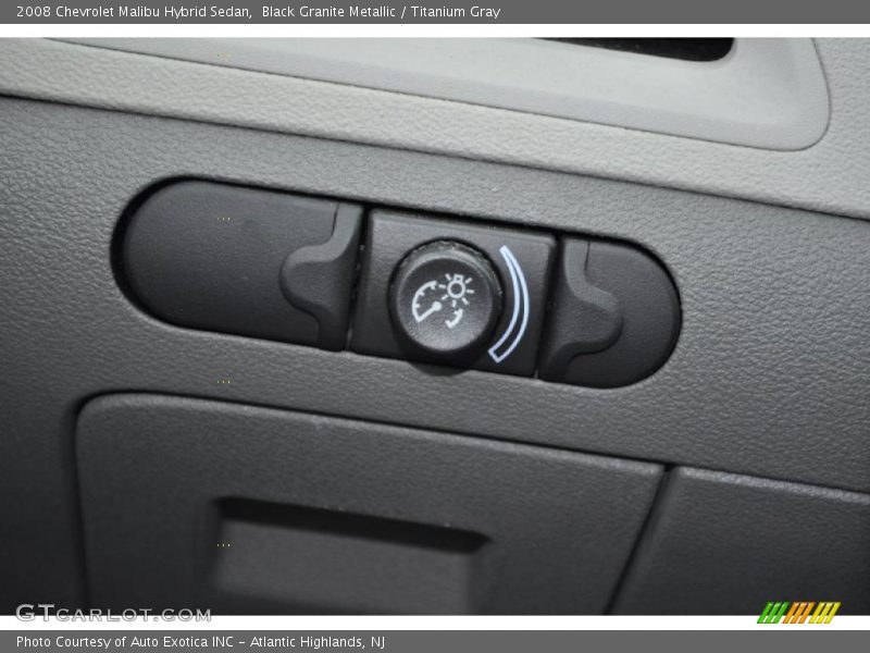 Black Granite Metallic / Titanium Gray 2008 Chevrolet Malibu Hybrid Sedan