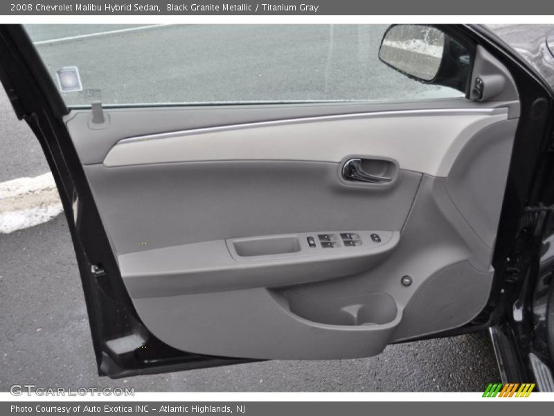 Black Granite Metallic / Titanium Gray 2008 Chevrolet Malibu Hybrid Sedan