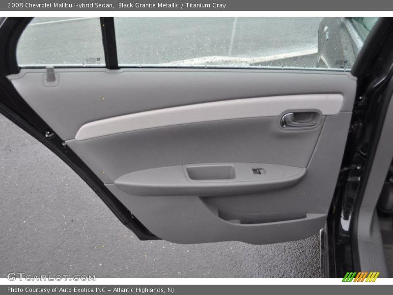 Black Granite Metallic / Titanium Gray 2008 Chevrolet Malibu Hybrid Sedan