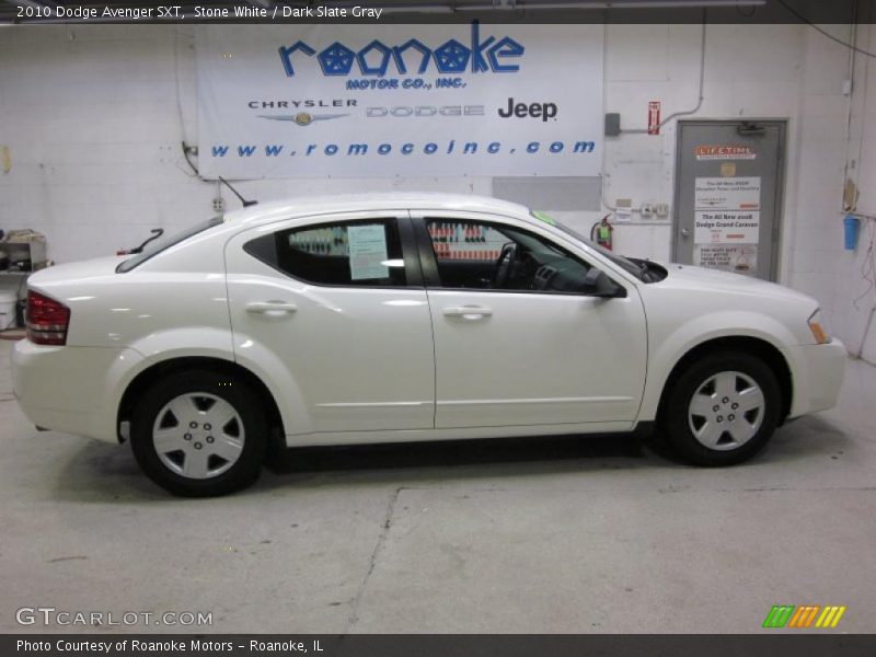 Stone White / Dark Slate Gray 2010 Dodge Avenger SXT