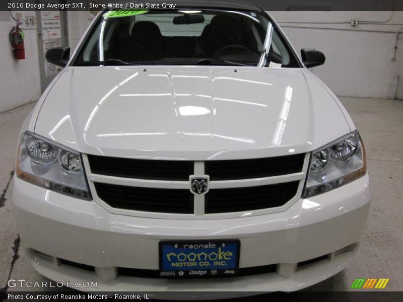 Stone White / Dark Slate Gray 2010 Dodge Avenger SXT