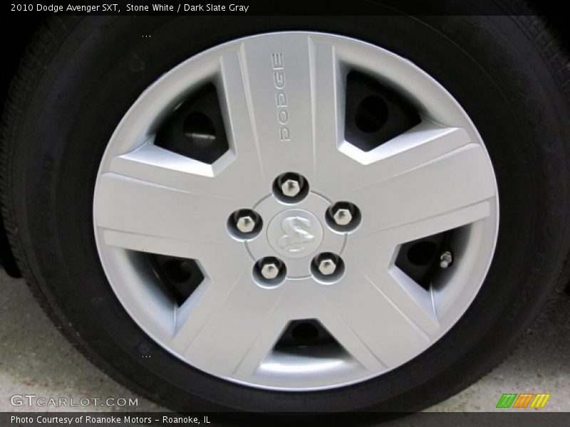Stone White / Dark Slate Gray 2010 Dodge Avenger SXT