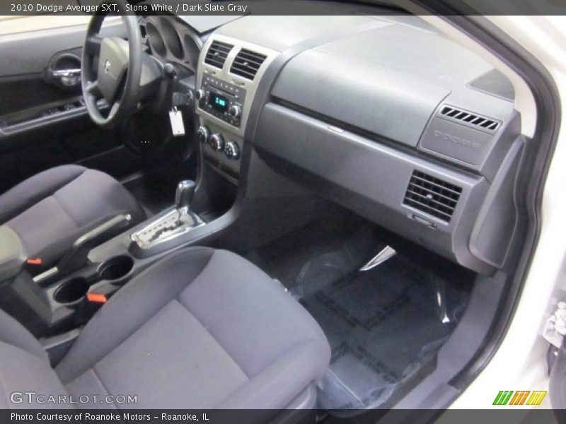 Stone White / Dark Slate Gray 2010 Dodge Avenger SXT