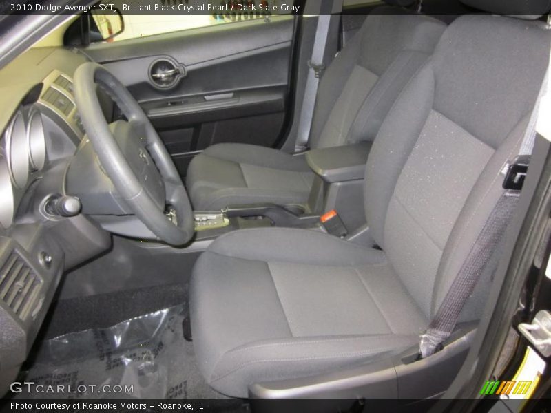 Brilliant Black Crystal Pearl / Dark Slate Gray 2010 Dodge Avenger SXT