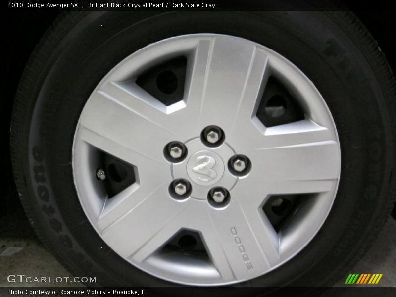 Brilliant Black Crystal Pearl / Dark Slate Gray 2010 Dodge Avenger SXT