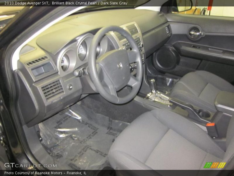 Brilliant Black Crystal Pearl / Dark Slate Gray 2010 Dodge Avenger SXT