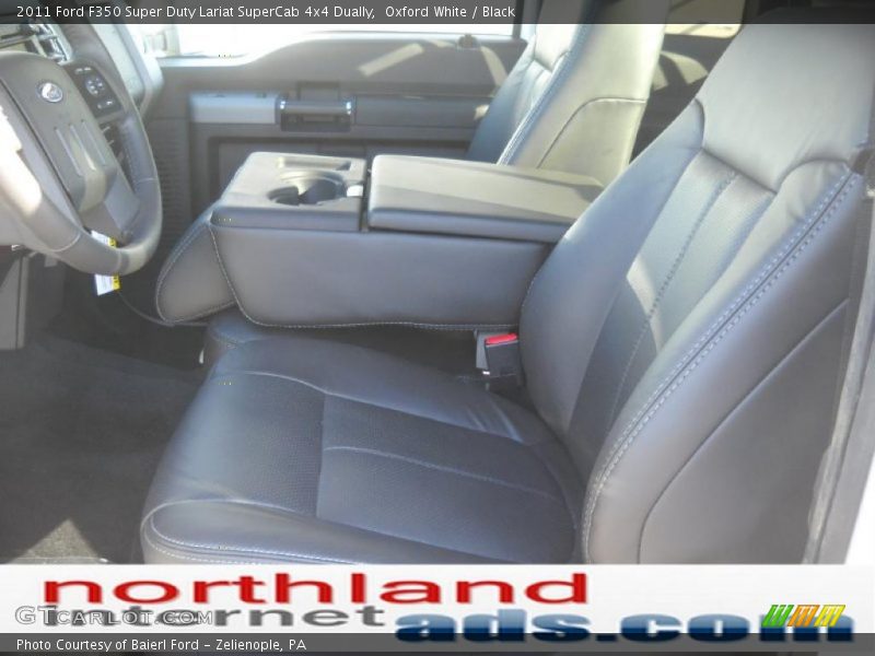 Oxford White / Black 2011 Ford F350 Super Duty Lariat SuperCab 4x4 Dually