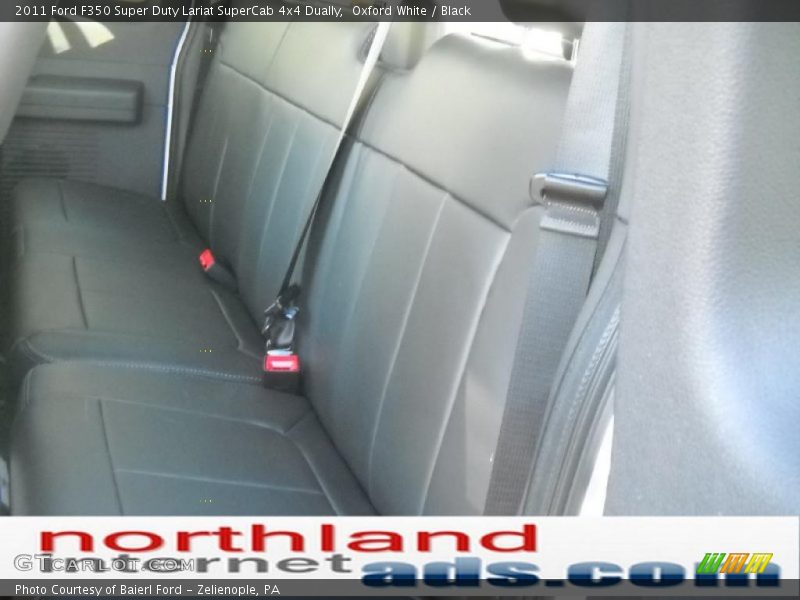 Oxford White / Black 2011 Ford F350 Super Duty Lariat SuperCab 4x4 Dually