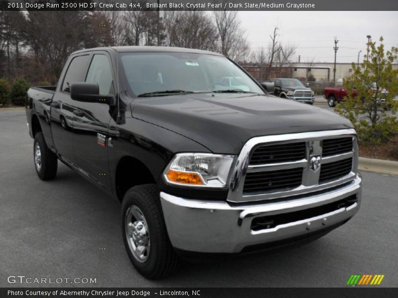 Brilliant Black Crystal Pearl / Dark Slate/Medium Graystone 2011 Dodge Ram 2500 HD ST Crew Cab 4x4