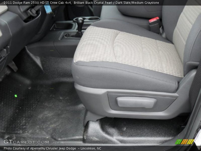 Brilliant Black Crystal Pearl / Dark Slate/Medium Graystone 2011 Dodge Ram 2500 HD ST Crew Cab 4x4