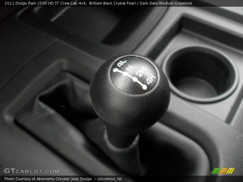 Brilliant Black Crystal Pearl / Dark Slate/Medium Graystone 2011 Dodge Ram 2500 HD ST Crew Cab 4x4