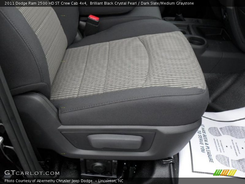 Brilliant Black Crystal Pearl / Dark Slate/Medium Graystone 2011 Dodge Ram 2500 HD ST Crew Cab 4x4