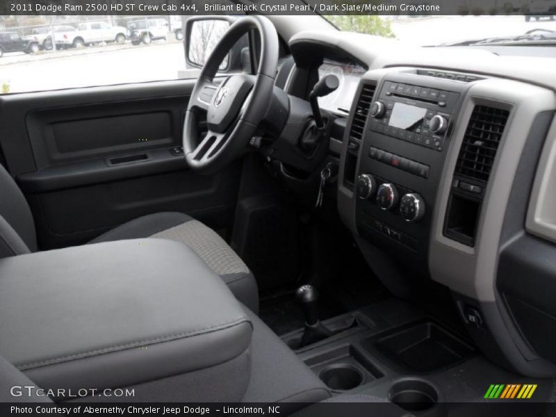 Brilliant Black Crystal Pearl / Dark Slate/Medium Graystone 2011 Dodge Ram 2500 HD ST Crew Cab 4x4