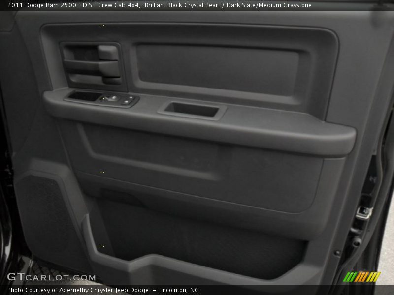 Brilliant Black Crystal Pearl / Dark Slate/Medium Graystone 2011 Dodge Ram 2500 HD ST Crew Cab 4x4