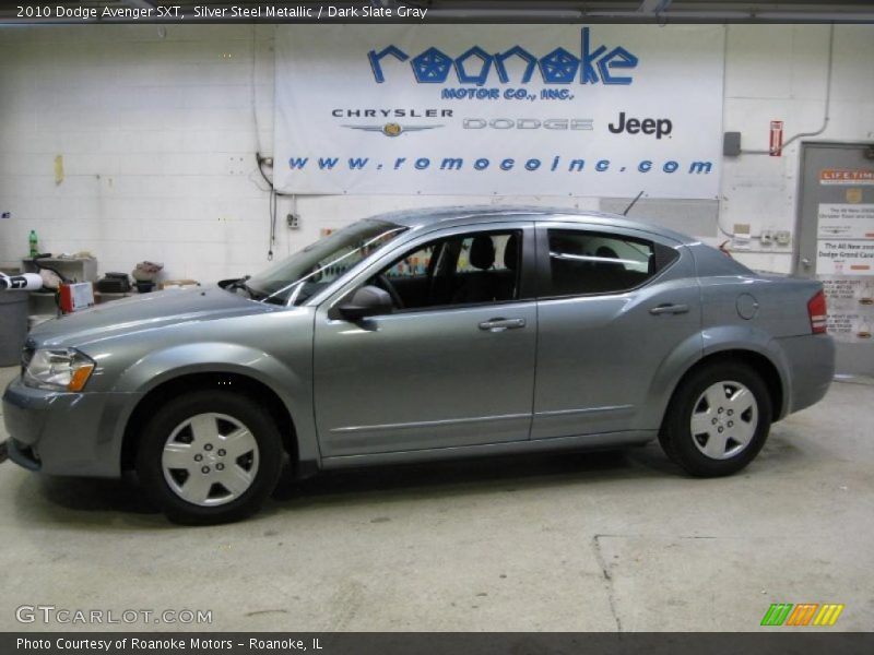 Silver Steel Metallic / Dark Slate Gray 2010 Dodge Avenger SXT