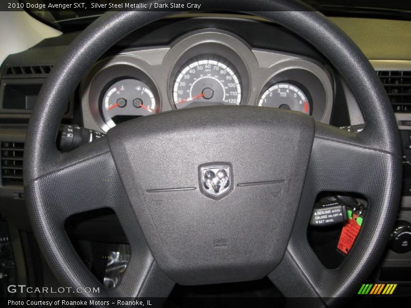 Silver Steel Metallic / Dark Slate Gray 2010 Dodge Avenger SXT