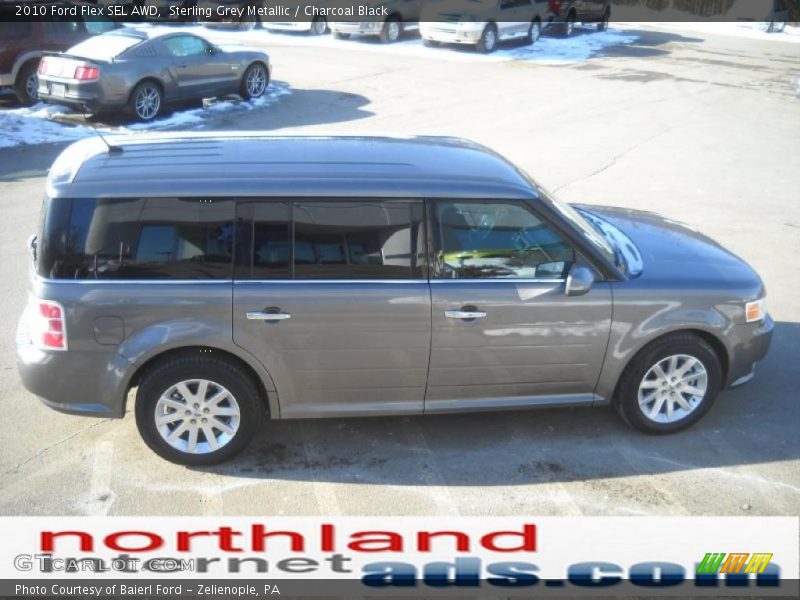 Sterling Grey Metallic / Charcoal Black 2010 Ford Flex SEL AWD