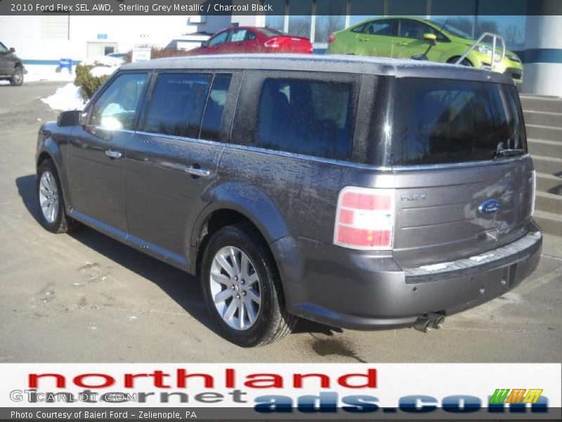 Sterling Grey Metallic / Charcoal Black 2010 Ford Flex SEL AWD