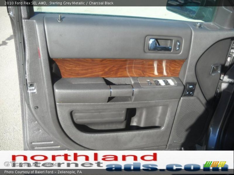 Sterling Grey Metallic / Charcoal Black 2010 Ford Flex SEL AWD