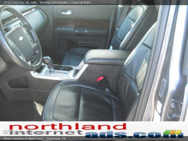 Sterling Grey Metallic / Charcoal Black 2010 Ford Flex SEL AWD