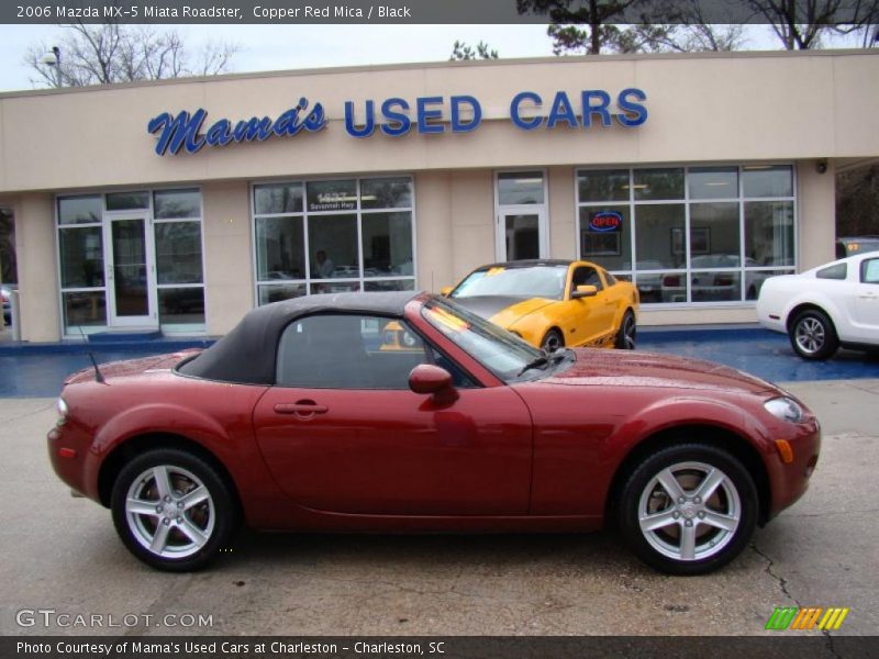 Copper Red Mica / Black 2006 Mazda MX-5 Miata Roadster