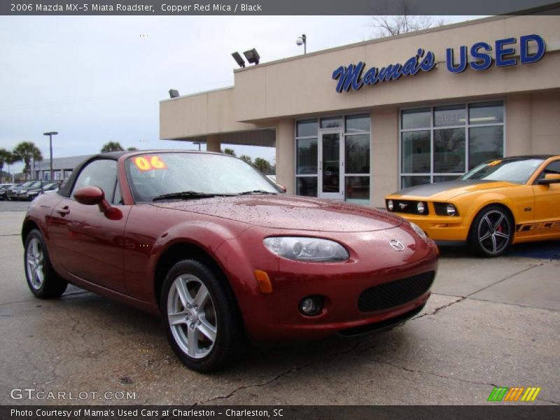 Copper Red Mica / Black 2006 Mazda MX-5 Miata Roadster