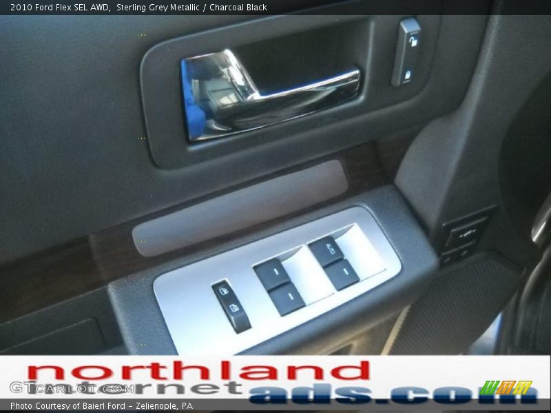 Sterling Grey Metallic / Charcoal Black 2010 Ford Flex SEL AWD