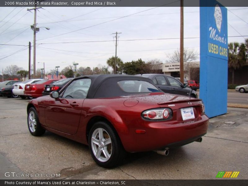 Copper Red Mica / Black 2006 Mazda MX-5 Miata Roadster