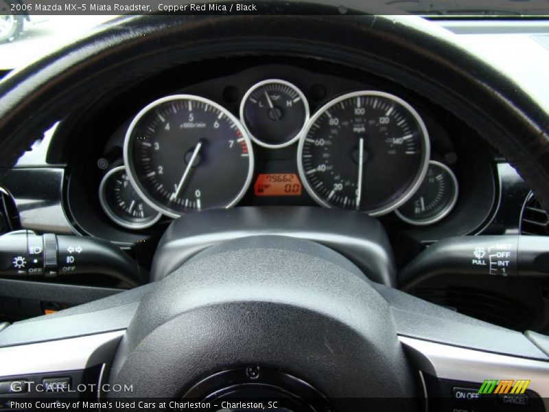 Copper Red Mica / Black 2006 Mazda MX-5 Miata Roadster