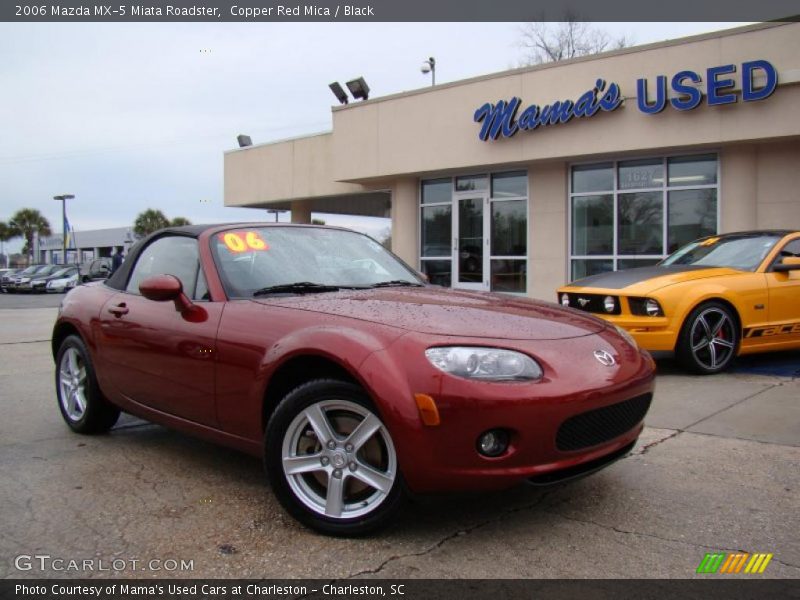 Copper Red Mica / Black 2006 Mazda MX-5 Miata Roadster