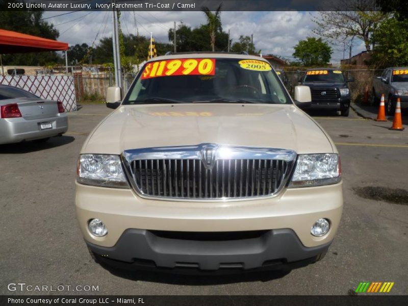 Ivory Parchment Tri-Coat / Camel 2005 Lincoln Aviator Luxury