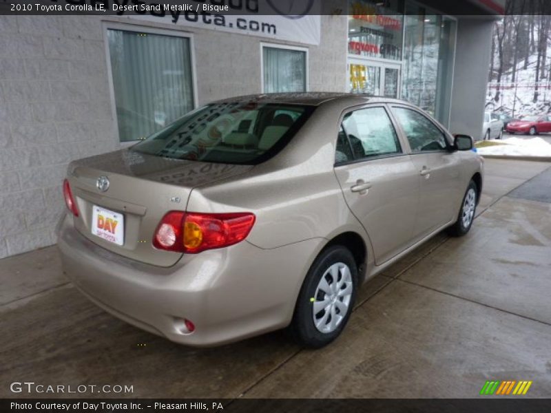 Desert Sand Metallic / Bisque 2010 Toyota Corolla LE