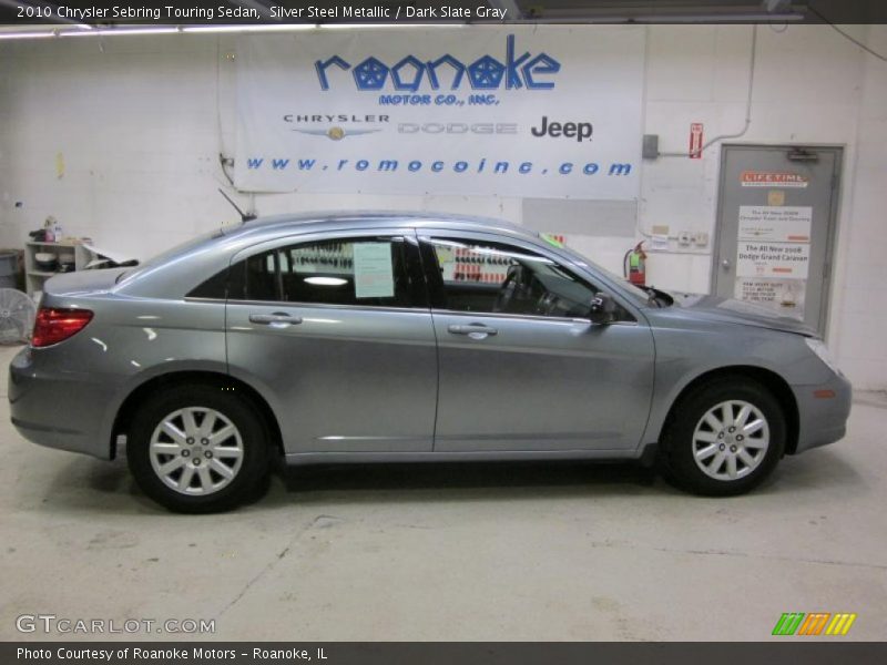 Silver Steel Metallic / Dark Slate Gray 2010 Chrysler Sebring Touring Sedan
