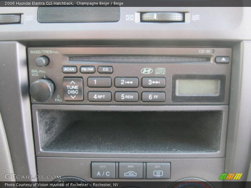 Champagne Beige / Beige 2006 Hyundai Elantra GLS Hatchback