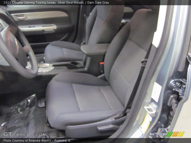 Silver Steel Metallic / Dark Slate Gray 2010 Chrysler Sebring Touring Sedan