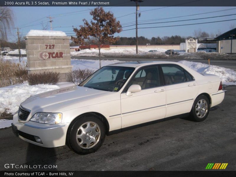 Premium White Pearl / Parchment 2000 Acura RL 3.5 Sedan
