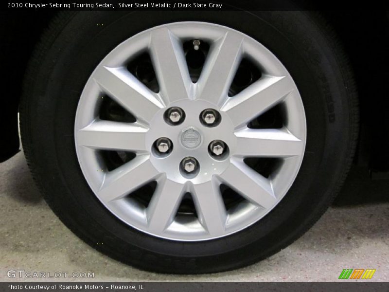 Silver Steel Metallic / Dark Slate Gray 2010 Chrysler Sebring Touring Sedan