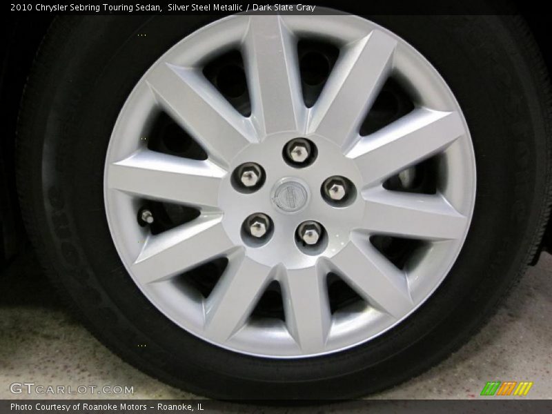 Silver Steel Metallic / Dark Slate Gray 2010 Chrysler Sebring Touring Sedan