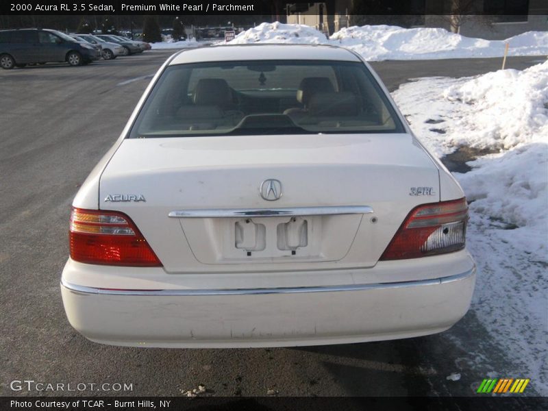 Premium White Pearl / Parchment 2000 Acura RL 3.5 Sedan