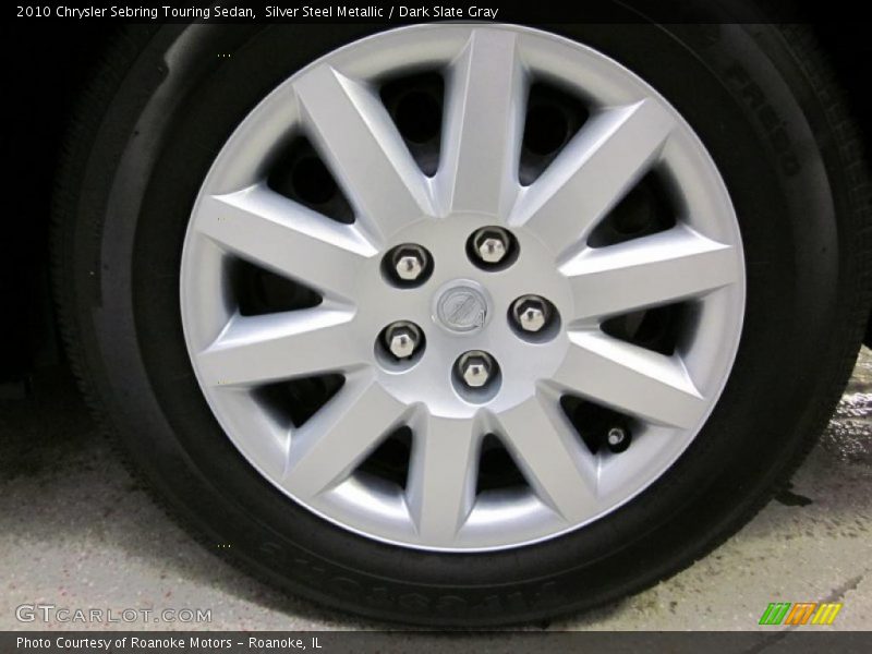 Silver Steel Metallic / Dark Slate Gray 2010 Chrysler Sebring Touring Sedan
