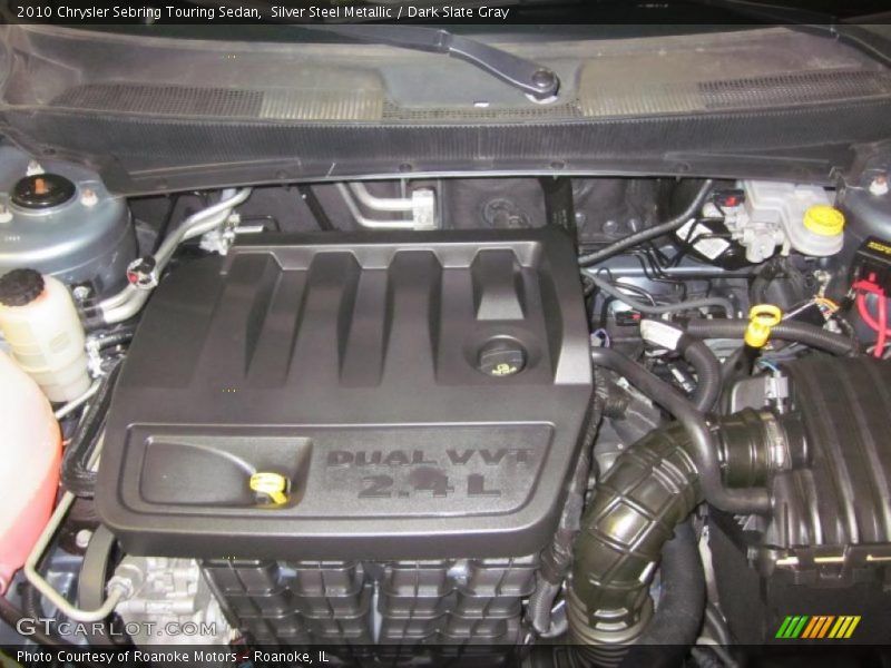 Silver Steel Metallic / Dark Slate Gray 2010 Chrysler Sebring Touring Sedan