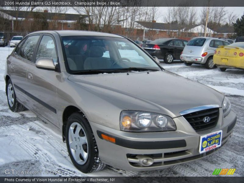 Front 3/4 View of 2006 Elantra GLS Hatchback