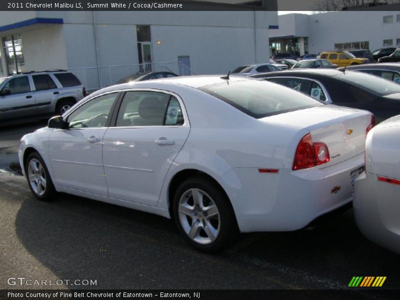 Summit White / Cocoa/Cashmere 2011 Chevrolet Malibu LS